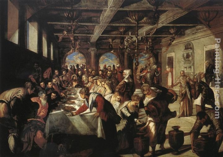 Jacopo Robusti Tintoretto Marriage at Cana